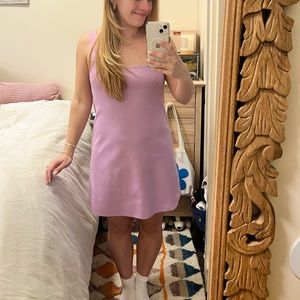 NWT Purple Zara Lightweight Knit Mini Dress 💜